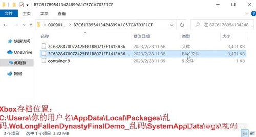 卧龙苍天陨落XGP存档文件夹是什么