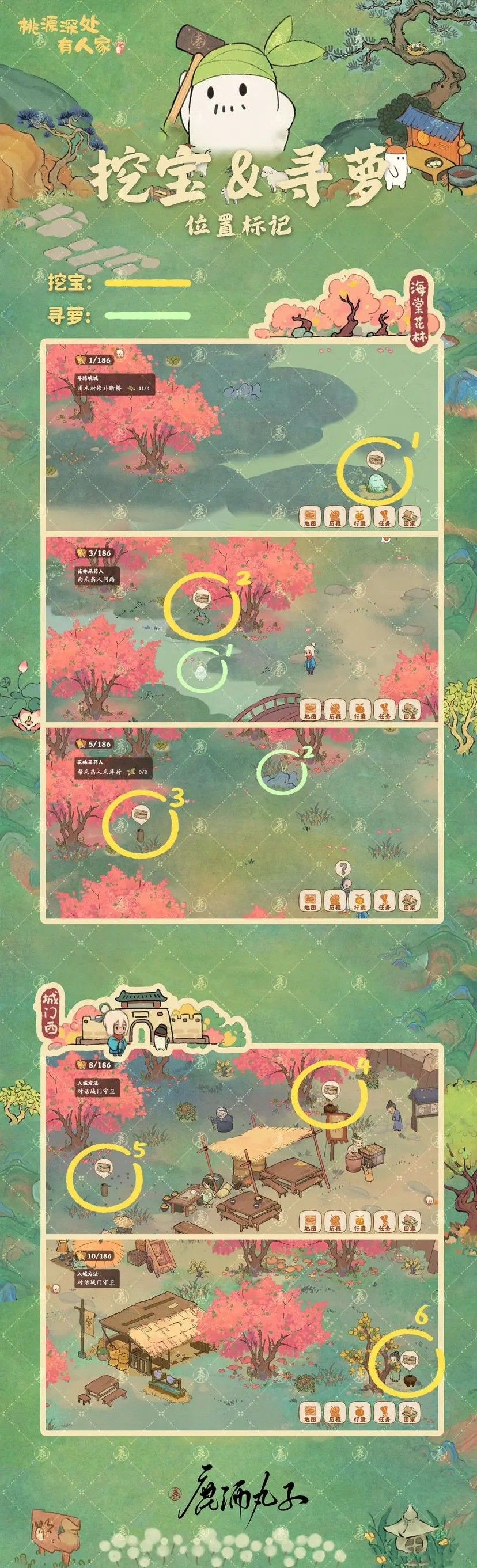桃源深处有人家结梦念中寻萝在哪里-结梦念中寻萝及挖宝位置一览