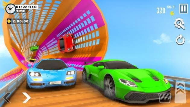 危险天空超跑特技(Stock Car Stunt Car Games)2