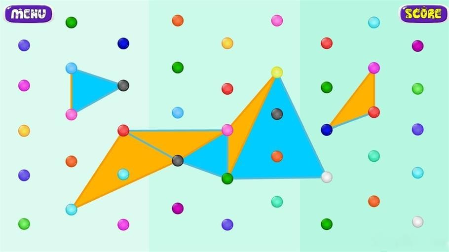 三角形线点中文版(Triangle Line Dot)0