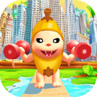 香蕉猫举重英雄(Lifting Hero Banana)最新手游版